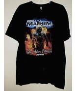 Mayhem Festival Concert Shirt 2008 Slipknot Disturbed Underoath Glen Hel... - £129.74 GBP