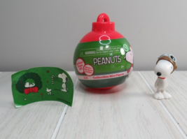 Peanuts Christmas figure Red Baron Pilot Snoopy opened blind surprise or... - $12.34