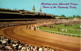 Vtg Postcard Churchill Downs, Home of the Kentucky Derby, Louisville Kentucky - £4.57 GBP