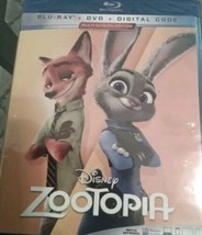 Disney Zootopia Movie Multi Screen Edition Blu-Ray DVD Digital Code NEW - $9.89