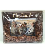 Thailand Souvenir Elephant Picture Frame 9x7 Holds 4x6 Photo New in Wrap - $456.57 MXN