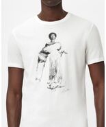 John Varvatos Men&#39;s 2025 Aretha Franklin Graphic T-Shirt White Size XXL NWT - $737.51 MXN
