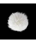 AORINAEI Round Fine Fur Soft White Modern Ball Mini Fashion Clutch Bag - $1,847.25 MXN+