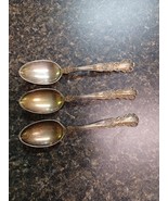 Set of 3 -  Gorham ( Lion Anchor G ) Antique Buttercup Sterling Teaspoon... - €103,22 EUR