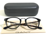 GANT Eyeglasses Frames GA3115 001 Black Brown Tortoise Gunmetal Round 49... - £63.66 GBP