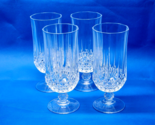 Cristal D’Arques Durand LONGCHAMP 7&quot; Iced Tea Beverage Glass - Set Of 4 ... - $48.48