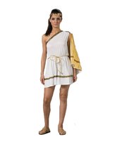 Women&#39;s Toga Dress Theater Costume L White - £95.58 GBP