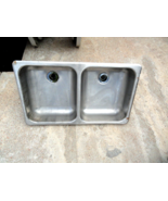 DOUBLE STAINLESS STEEL SINK FROM RV 27&quot; X 17&quot; - €66,36 EUR