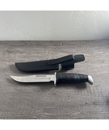 Fixed blade hunting knife GK21 with Leather Sheath - €23,22 EUR