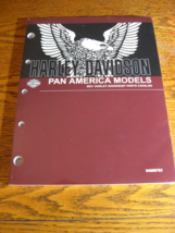 2021 Harley-Davidson Pan America 1250 RA1250 Parts Catalog NEW - £86.25 GBP