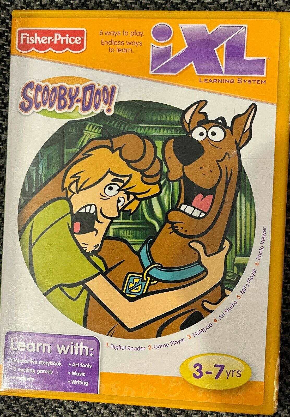 Primary image for Scooby-Doo! iXL Fisher Price Learning System Game Multi Subject Ages 3-7 CD-ROM