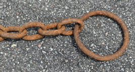 Antique Log Logging Boom Tie Chain 15+lb. image 3