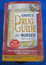 Davis&#39;s Drug Guide For Nursestwelfth Edition F. A. Davis Stop Med Errors - $16.82