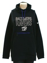 Nike Black NFL Baltimore Ravens Mock Neck Sweatshirt Women&#39;s Medium M NWT - $79.19