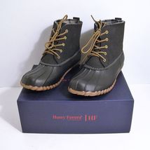 Henry Ferrera Mission 200 Women&#39;s Duck Boots Size 9 Black NEW - $24.95