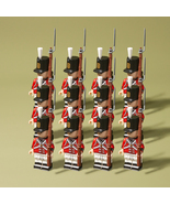 12pcs Napoleonic Wars British Fusilier Regiment Infantry Soldiers Minifi... - $23.59