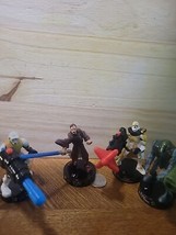 Star Wars Attacktix Figures Obi-Wan - Storm Trooper - Clone Command - Droid 2005 - £8.54 GBP