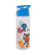 Mickey Mouse Color Collage Flip-Top Water Bottle Blue - £15.62 GBP