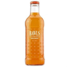 Bawls Guarana Energy Drinks 6-10oz Glass Bottles (Orange) - £14.70 GBP