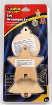 Grow And Build Wooden Christmas Ornament Set &amp; Snowman Project Kit Child... - £11.76 GBP
