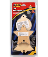 Grow And Build Wooden Christmas Ornament Set &amp; Snowman Project Kit Child... - £11.79 GBP