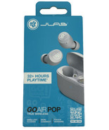 JLab GO Air POP True Wireless In Ear Headphones Lilac 32+ Hours Play Tim... - £15.19 GBP