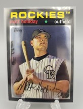 Matt Holliday Rockies 2008 Topps Chrome Insert Baseball Card TCHC44 - $1.29
