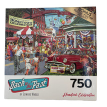 Back to the Past 750 Pc Jigsaw Puzzle Hometown Celebration Edward Wargo RoseArt - £7.76 GBP