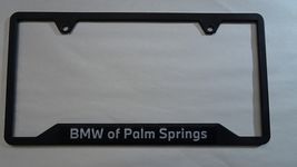 BMW of Palm Springs Dealer License Plate Frame Plastic - $28.31