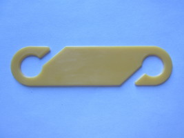 12 Pack - New Yellow 4 inch ECO Plastic Multi-use Face Mask Hook Ear Clip Savers - £7.59 GBP+