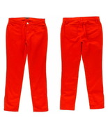 $178 NWT Eileen Fisher Jeans P6 Petite Medium Red Slim Stretch Vintage Z... - £65.68 GBP