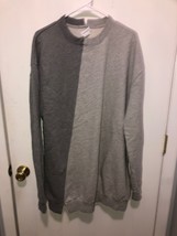 Lovers and Friends Gray Colorblock Oversized Sweatshirt Mini Dress SZ Small - £23.73 GBP