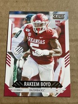 2021 Score Rookie #379 Rakeem Boyd RC Arkansas Lions - £1.47 GBP