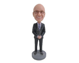 Custom Bobblehead Father Of The Bride Wearing Formal Outfit - Wedding &amp; Couples  - £66.50 GBP