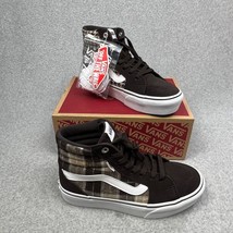 Vans Suede Houndstooth Plaid High Top Platform Sneakers Womens Sz 6.5 Casual New - £33.49 GBP