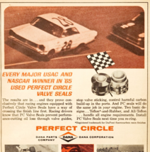 1966 Perfect Circle Valve Seals Advertisement Vintage Dana Automobilia D... - $372.61 MXN