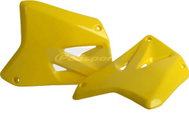 Polisport Radiator Shrouds Yellow for Suzuki 2001-2008 RM125 RM250Mfg Fit/Not... - £43.44 GBP
