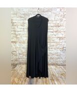 Sympli Black V-neck Sleeveless Laglenlook Maxi Dress Size 16 - $1,543.47 MXN