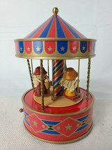 Vintage Otagiri Merry Go Round Music Box Thank Heaven for Little Girls - $47.96