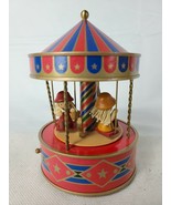 Vintage Otagiri Merry Go Round Music Box Thank Heaven for Little Girls - £38.00 GBP