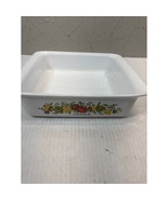 Corning Ware Vintage P-322 Spice of Life L’Echalote Casserole Dish 8x8x2... - €21,36 EUR