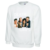 Death Grips Men&#39;s White Sweatshirt - $30.99