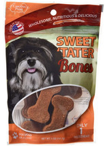 [Pack of 4] Carolina Prime Sweet Tater Bones Dog Treats 5 oz - £34.71 GBP
