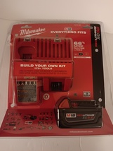 Milwaukee M18 Red Lithium XC5.0 Battery Pack With M12 / M18 Dual Charger Unit - £159.86 GBP