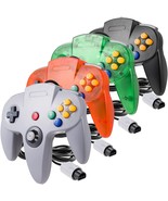 4 Pack Classic N64 Controller, Wired Classic N64 Gamepad With Upgraded J... - £70.65 GBP