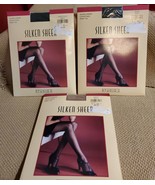 3x Studio C Size  Pantyhose Hosiery  Silken Sheer Control panty. Black, ... - €20,30 EUR