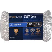 MIBRO Group (The) 642311 White Double Diamond Braided TG 3/8x15 WHT Dock... - $46.44 CAD