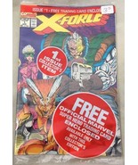 Vtg X-Force Comic #1 Aug 1991 w/Shatterstar trading card Marvel New Unop... - £3.29 GBP