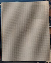 Graph Paper Blank Journal Book 7 3/4&quot; X 9 1/2&quot; New - £14.38 GBP