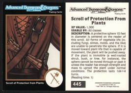 1991 TSR AD&amp;D Gold Border Fantasy Art Card #445 Dungeons &amp; Dragons Magic Scroll - £5.51 GBP